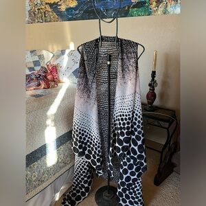 Boutique scarf vest
